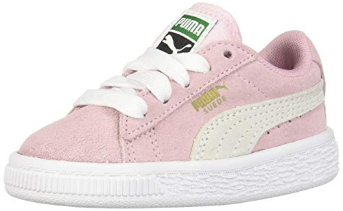 PUMA Baby Suede Classic Sneaker  PinkLadyWhite  5 M US Toddler