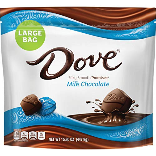 Dove Promises Milk Chocolate Candy Bag 15-8 Oz Dove Promises Milk Chocolate Candy Bag 15-8 Oz