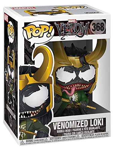 Funko POP! Marvel Venom \ Venomized Loki (Target) Exclusive Vinyl Bobble-head Figure # 368