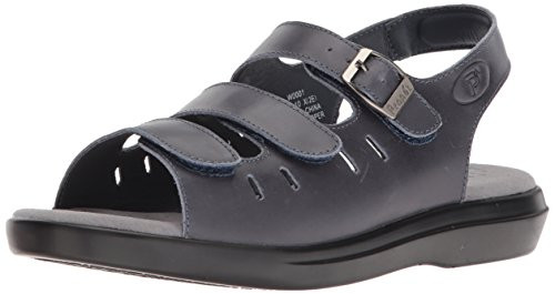 Propet Womens Breeze Walker Sandal  Blue  11 Narrow