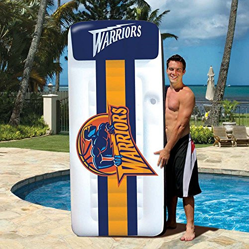 Poolmaster Golden State Warriors NBA Swimming Pool Float  Giant Mattress