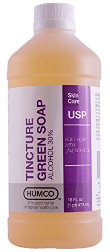 Green Soap Tincture USP 16 oz  Medical Prep Wash- Tattoo Preparation- Skin Cleanser-