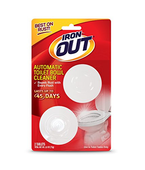 Iron OUT Not Available Automatic Toilet Bowl Cleaner  2 Tablets  2 Count