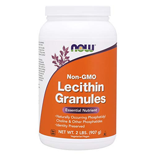 NOW Supplements  Lecithin Granules with naturally occurring Phosphatidyl Choline and Other Phosphatides  2-Pound