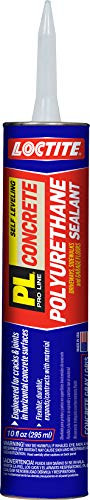 Loctite PL S20 Polyurethane Self Leveling Concrete Crack Sealant  10 Ounce Cartridge  Masonry Gray -1618150-