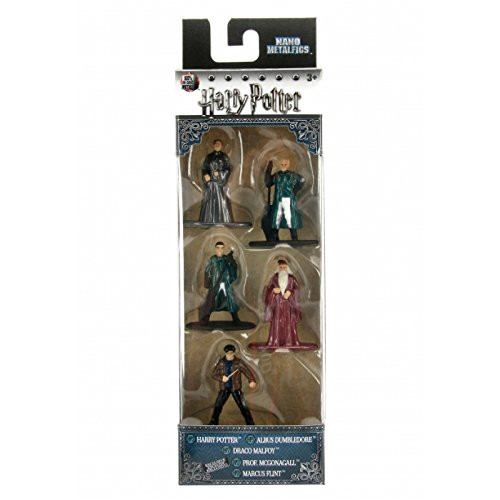 JADA - Nano Metalfig Harry Potter 5 Pack Pack 2 -Harry Year 7 Dumbledore Malfoy Quidditch Prof McGonagall Marcus Flint- JADA - Nano Metalfig Harry Potter 5 Pack Pack 2 -Harry Year 7 Dumbledore Malfoy Quidditch Prof McGonagall Marcus Flint-