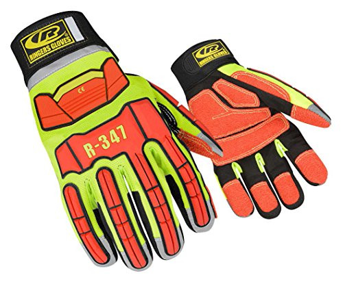 Glove  Rescue  Cut Resistant  L  Hi-Vis  Pr