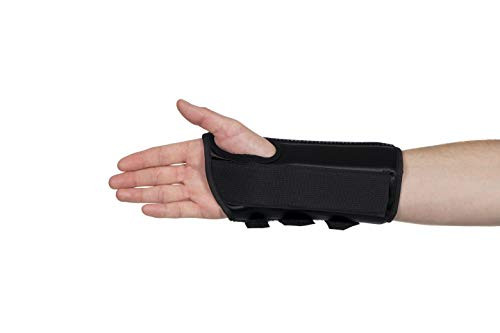 FitPro Adjustable and Lightweight 8 Wrist Brace With Removable Insert- Left  Small  Amazon Exclusive Brand  Black