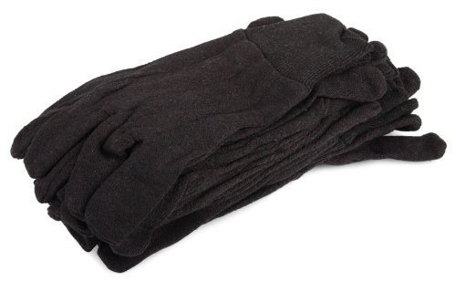 Forney 53300 Brown Jersey Unisex Gloves  Large-X-Large  6-Pack