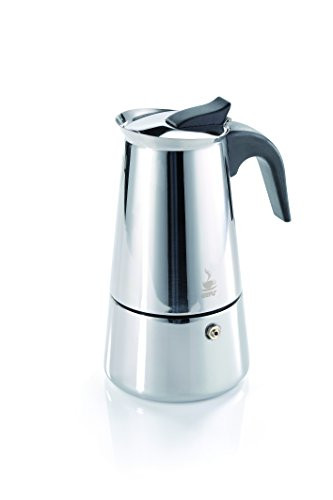 Gefu Espresso Maker Emilio for 6 Cups  Stainless Steel  Silver  28 x 12 x 12 cm