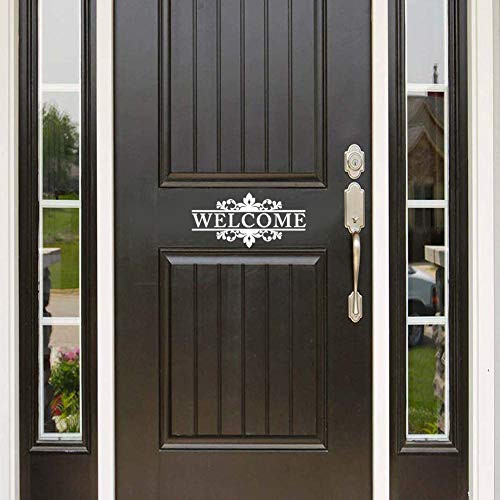 YttBuy Welcome Front Door Vinyl Decal Welcome Door Vinyl Decal Welcome Front Door Sticker Welcome Door Decal Welcome Sticker Vinyl Decal Door -4-5 x YttBuy Welcome Front Door Vinyl Decal Welcome Door Vinyl Decal Welcome Front Door Sticker Welcome Door Decal Welcome Sticker Vinyl Decal Door -4-5 x