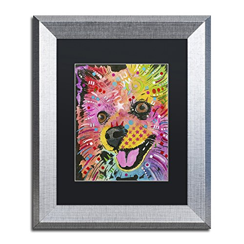 Trademark Fine Art 15 by Dean Russo, Black Matte, Silver Frame 11x14-Inch