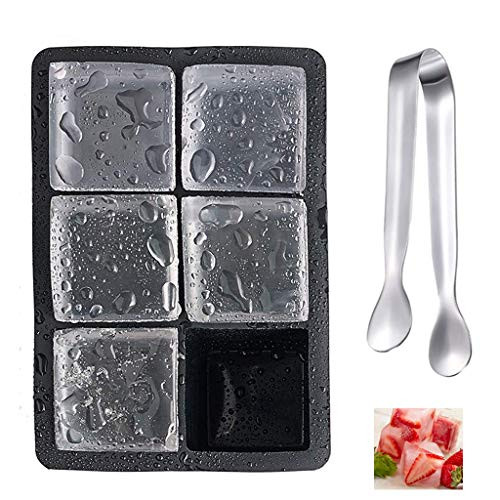 Anbys Ice Cube Trays with Lid Silicone Ice Cube Molds Easy Release Ice maker for Drink Whiskey Cocktail Coffee 2 Pack-Cube-