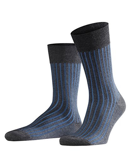FALKE mens Shadow Dress Sock - 95 Cotton  Grey -Anthracite Melange 3191-  US 6-5-7-5 -EU 39-40 ? UK 5-5-6-5-  1 Pair