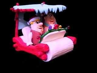 Hallmark Keepsake Ornament - Fred and Barney - The Flintstones - Flimtmobile