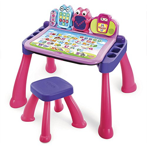 VTech Touch and Learn Activity Desk Deluxe, Pink