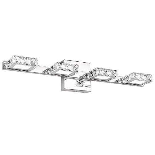 Bathroom Vanity Light, Letsun LED Make-Up Mirror Light LED Vanity Lighting, 12W, 4 lights, Cool White, Chrome, IP44, 600LM, Bathroom Bedroom lighting Bathroom Vanity Light, Letsun LED Make-Up Mirror Light LED Vanity Lighting, 12W, 4 lights, Cool White, Chrome, IP44, 600LM, Bathroom Bedroom lighting