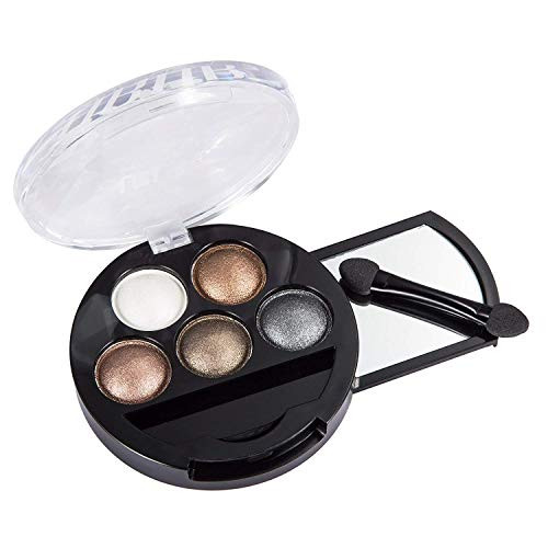 Eyeshadow Palette Makeup Eye Palette 5 Bright Matte Shimmer Eyeshadow Colors Professional Waterproof Natural Eyeshadow Pigmented Cosmetic Palette Make