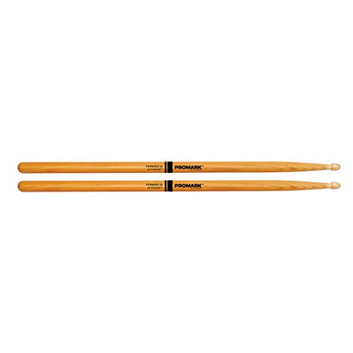 Promark ActiveGrip Classic 7A Drumsticks  Oval Tip  Clear -TX7AW-AGC-