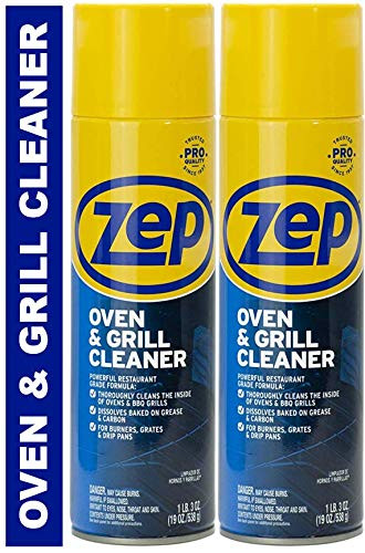 Zep Heavy-Duty Oven and Grill Cleaner ZUOVGR19 -2-Pack- Dissolves Grease on Contact