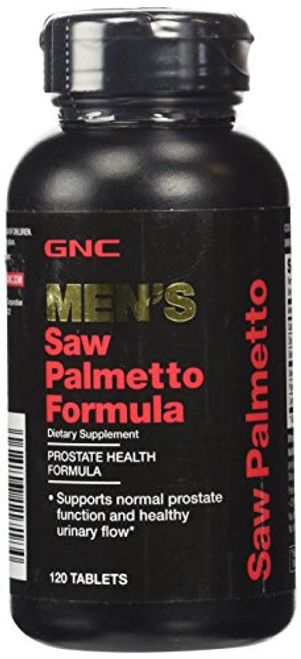 GNC Mens Saw Palmetto Formula 120 Tablets Supports Normal Prostate Function GNC Mens Saw Palmetto Formula 120 Tablets Supports Normal Prostate Function