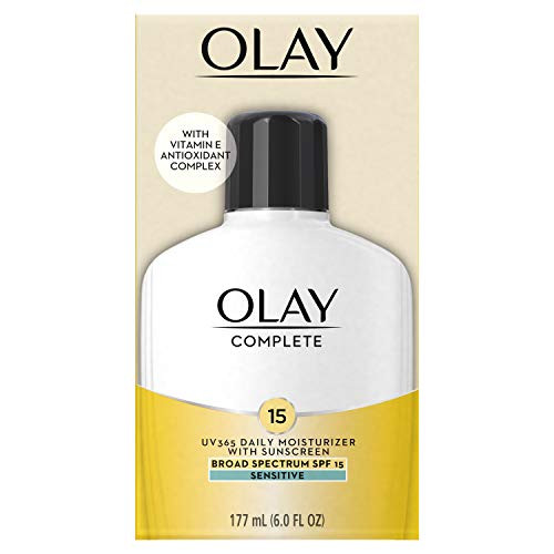 Olay Complete Lotion Moisturizer with SPF 15 Sensitive  6 Fl Oz  Pack of 3