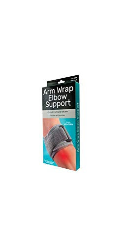 Tennis Elbow Arm Wrap Brace - Tendonitis Compression Support Strap - Joint Comfort and Pain Relief for Golfers Elbow
