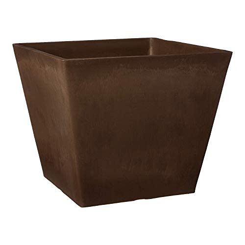 Arcadia Garden Products UF31C Simplicity Square  12 by 10-Inch  Chocolate  12 by 12