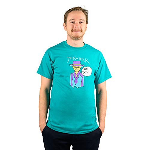 Thrasher Gonz Cash -Jade- T-Shirt-XLarge