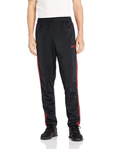 adidas Mens Athletics Essential Tricot 3-Stripe Pants  Active Black  Small