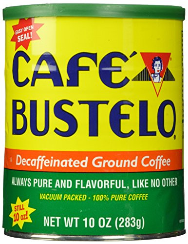 Cafe Bustelo Decaffeinated Coffee, 10 Ounce Cans (Pack of 12), Packaging May Vary