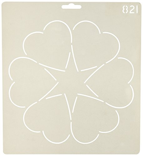 Quilting Creations Ring of Hearts Quilt Stencil  8