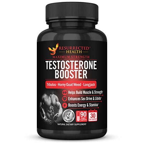 Testosterone Booster for Men - Increases Lean Muscle Growth and Strength - Fights Fatigue and Boosts Energy - Raises Free T-Levels to Improve Stamina and