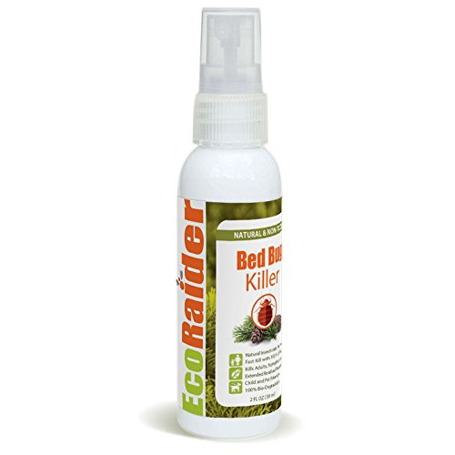 Bed Bug Killer by EcoRaider Travel-Personal Size  100 Fast Kill and Extended Protection  Plant Based Formula