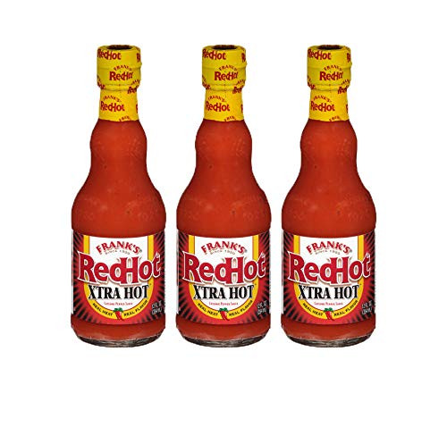 Franks Red Hot Xtra Hot Cayenne Pepper Sauce -Pack of 3-