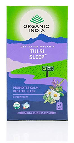 Organic India Tulsi Sleep Tea Bags  25 Tea Bags