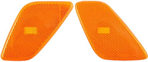 I-Match Auto Parts Left Driver and Right Passenger Side Marker Light Lens And Housing Replacement for 1997-2006 Jeep Wrangler CH2550120 CH2551120 116-