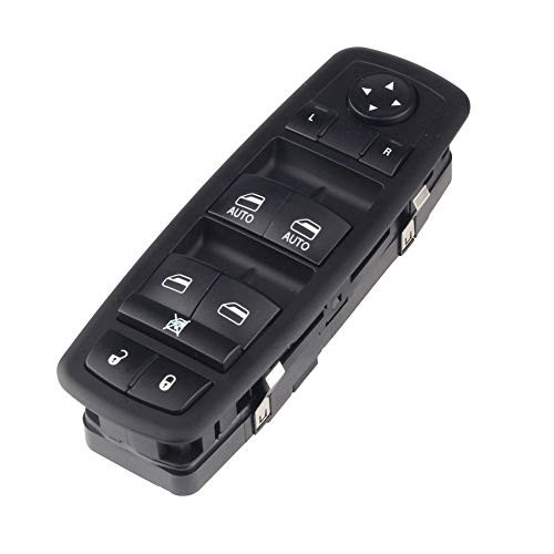 Dasbecan Front Left Side Power Window Switch Compatible with Dodge Charger Ram 1500 2500 3500 4500 5500 4 Door Replace  68231805AA 68139805AB 6813980