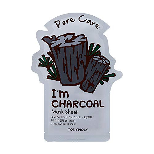 TONYMOLY Im Real Charcoal Pore Care Mask Sheet  Pack of 1