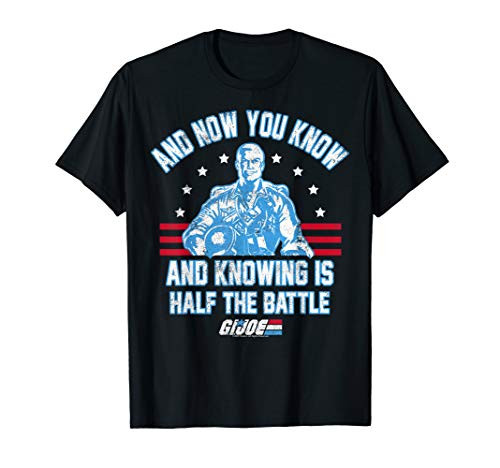 G-I- Joe And Now You Know And Knowing Is Half The Battle T-Shirt