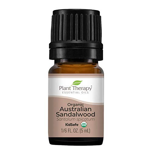 Plant Therapy USDA Certified Organic Australian Sandalwood Essential Oil 100 Pure  Undiluted  Therapeutic Grade 5 mL -1-6 oz- Plant Therapy USDA Certified Organic Australian Sandalwood Essential Oil 100 Pure  Undiluted  Therapeutic Grade 5 mL -1-6 oz-