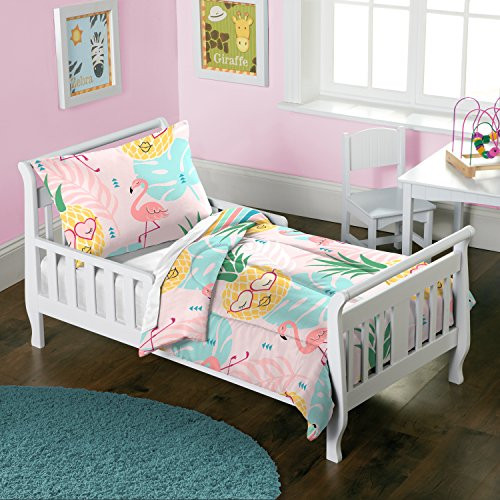 Dream Factory Pineapple Comforter Set, Toddler, Pink