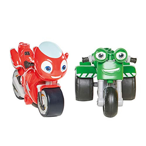 Ricky Zoom Motorcycle Toy and DJ Rumbler -Set of 2-  Multi