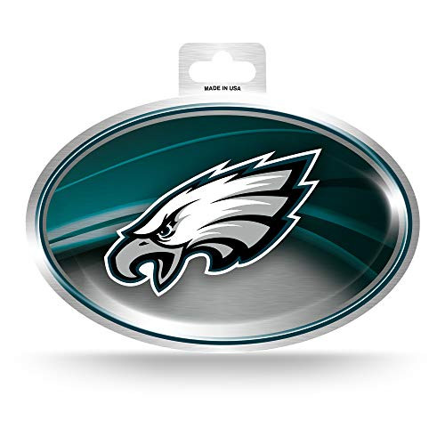 NFL Rico Industries Metallic Team Logo Sticker Philadelphia Eagles NFL Rico Industries Metallic Team Logo Sticker Philadelphia Eagles
