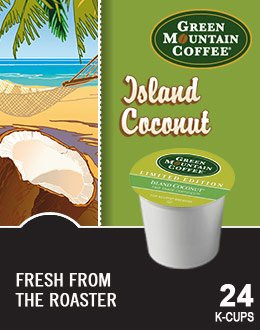 Green Mountain Coffee Island Coconut K 