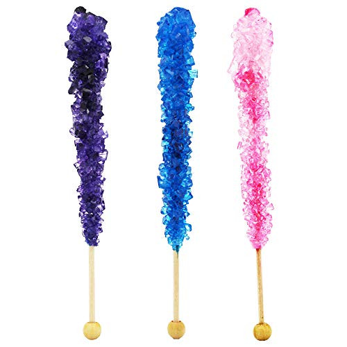 Rock Candy Lollipops Pops Candy Suckers Variety Color Assortment Individually Wrapped 6-5 -3-Pack- Rock Candy Lollipops Pops Candy Suckers Variety Color Assortment Individually Wrapped 6-5 -3-Pack-