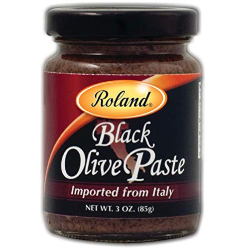 Roland Foods Black Olive Paste Specialty Imported Food 3-Ounce Jar Roland Foods Black Olive Paste Specialty Imported Food 3-Ounce Jar