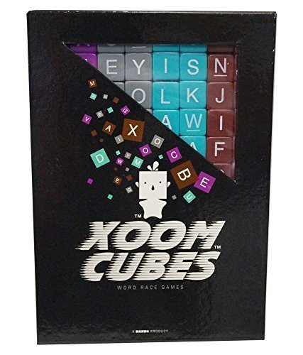 Xoom Cubes by BAXBO Word Race Dice Game Pack B -Pastel Colors-
