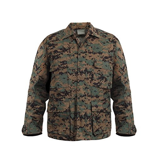 Rothco Camo BDU -Battle Dress Uniform- Military Shirts  Woodland Digital Camo  2XL
