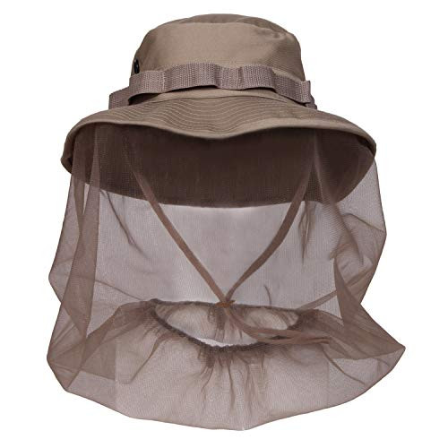 Rothco Boonie Hat with Mosquito Netting  Khaki  7 3-4